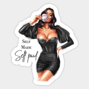 Self Made Self Paid Sticker